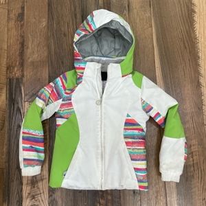 Girls spyder snow ski jacket